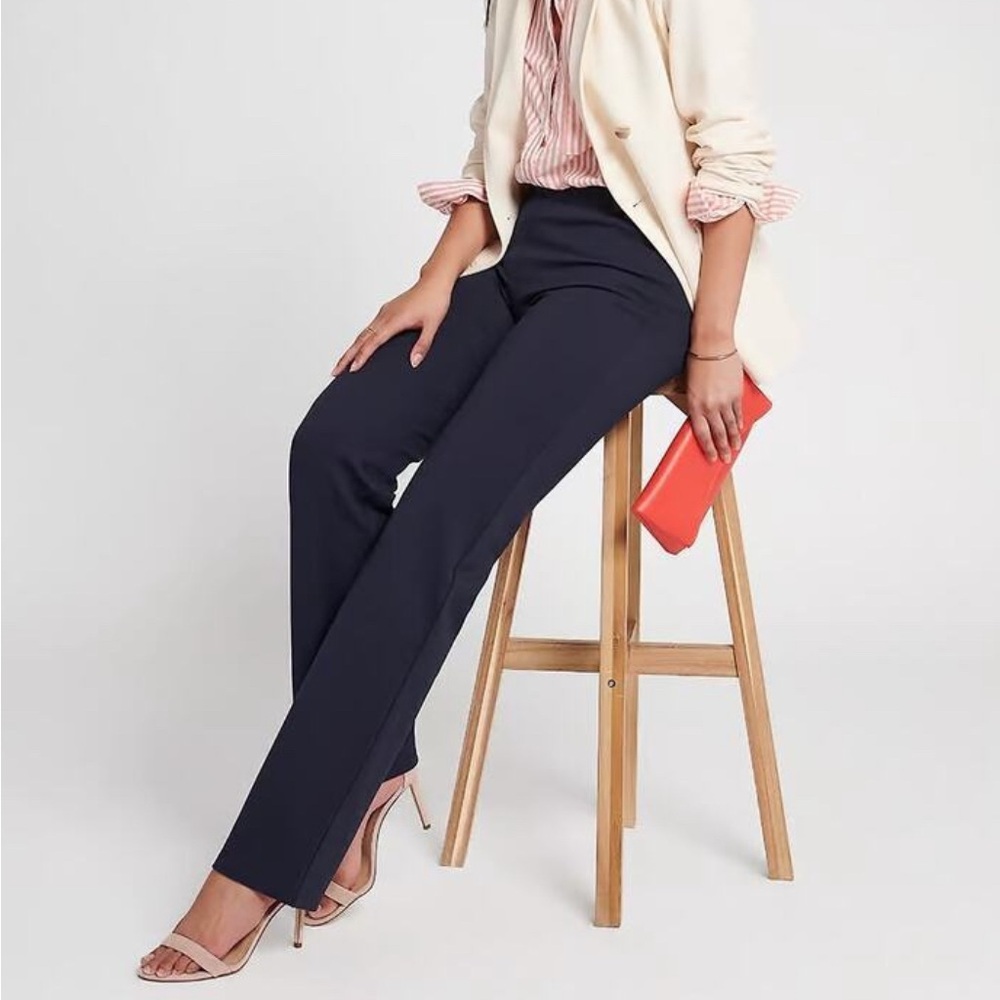 EUC- Betabrand ‘Classic Dress Pant Yoga Pant’ Straight Leg